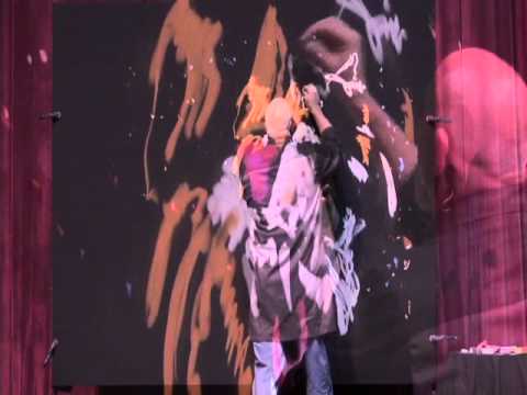 Painting a Tiger at the Performing Arts Center