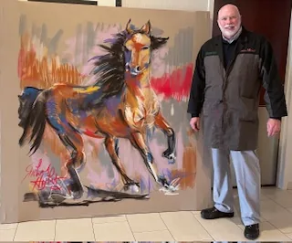 Horse art I created for a presentation