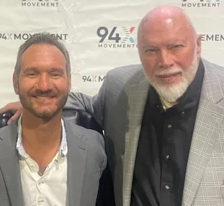 With my friend Nick Vujicic, noted motivational speaker and New York Times best-selling author