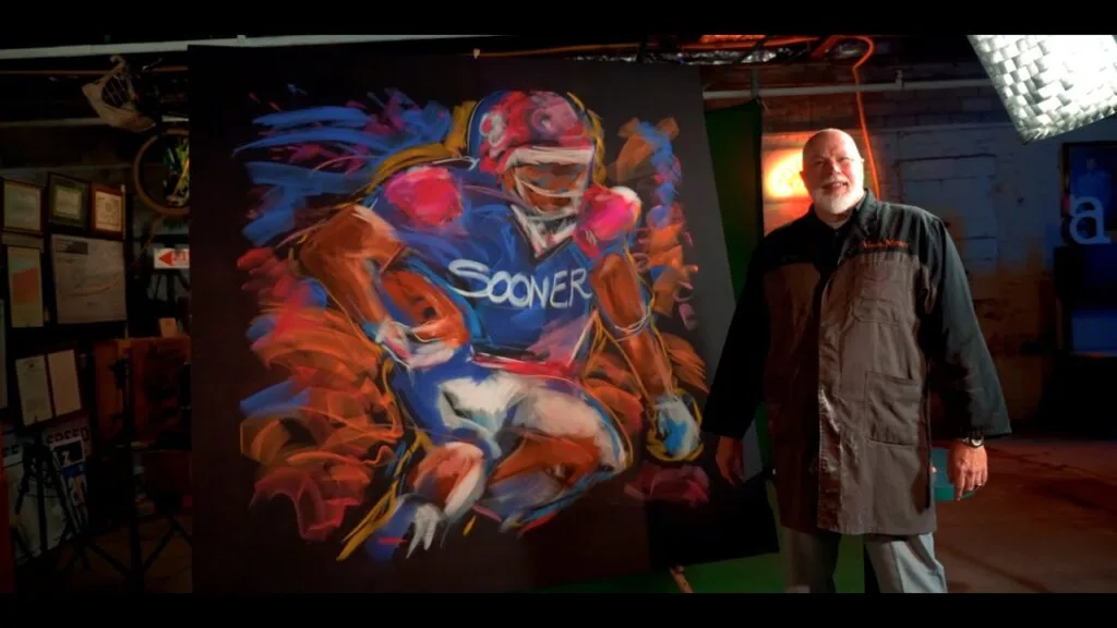 OU Sooner Football Painting